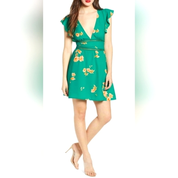 NWT Leith Boho Plus Size Floral Dress - Picture 2 of 7